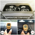 thumbnail image 5 of Funny Skeletons Windshield Sun Shade for Car Auto SUV Truck Foldable Front Window Sunshade Sun Visor Protector Block UV Rays Reflect Heat, 55" x 30", 5 of 8