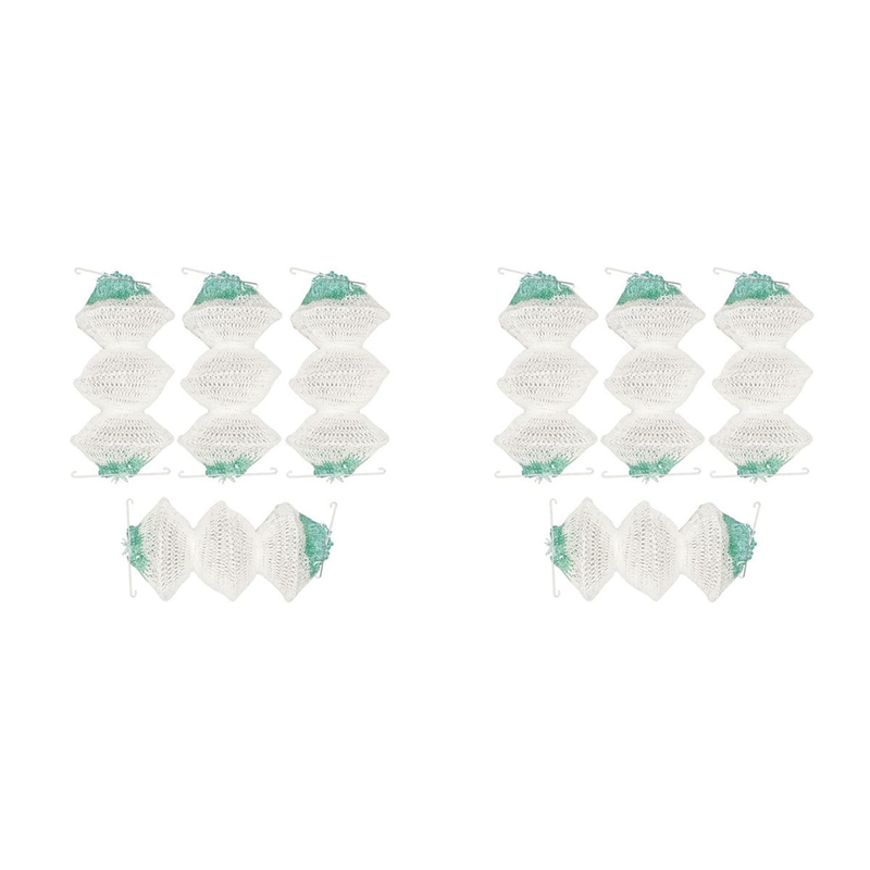 8 Pack Gas Lantern Mantles Bulk Accordion Shape 95 Clip On