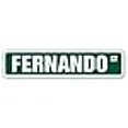 thumbnail image 2 of SignMission SS-FERNANDO Panneau de Rue pour Chambre d'Enfants 4 x 18 Po. - Fernando, 2 of 4