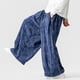 thumbnail image 5 of Ceisia Men Solid Color Multi Pocket Linen Workwear Pants Loose Wide Gift Leg Casual Trousers, 5 of 7