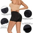 thumbnail image 3 of POP CLOSETS Butt Padded for Women Butt Lifter Panties Seamless Booty Boyshorts Hip Enhancer Fake Butt for Removable 4 Pads Underwear Shaper, 3 of 7