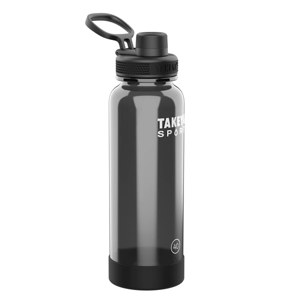 Botella de agua Takeya Sport Tritan de plástico 1.2 L con tapa con caño