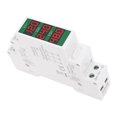 thumbnail image 1 of Voltímetro de Riel Din, Medidor de Voltaje de Riel de Din IP20 Triple Din DC11-310V Carbaje de PC Para Equipos Eléctricos, 1 of 7
