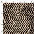 thumbnail image 6 of Soimoi Polyester Fleece Black Fabric By the Yard - 56 Inch Wide - Black Zig Zag Geometric Material - Artistic and Modern Patterns for Various Uses Printed Fabric, 6 of 6