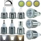 thumbnail image 2 of Focos LED regulables COB para el hogar, lámparas brillantes de aluminio, 5W, 7W, 10W, 110V, 220V, C36, E27, E12, E14, B22, B15, GU10, GU5.3, 2 of 4
