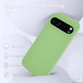 thumbnail image 2 of KOMI for Google Pixel 9/9 Pro Case, Silicone Phone Case with 1 Screen Protector, Soft Anti-Scratch Microfiber Lining, Full Body Shockproof Slim Cover Support Wireless Charging, Mint Green, 2 of 5
