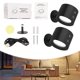 thumbnail image 1 of Paquete de 2 lámparas de pared magnéticas inteligentes | Luz nocturna LED recargable por USB | Temperatura de tres colores | Luminaria interior regulable con control remoto | Rotación de 360°, 1 of 9