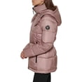 thumbnail image 3 of Kenneth Cole Women's Horizontal Zip Puffer, BARK, Large, 3 of 6