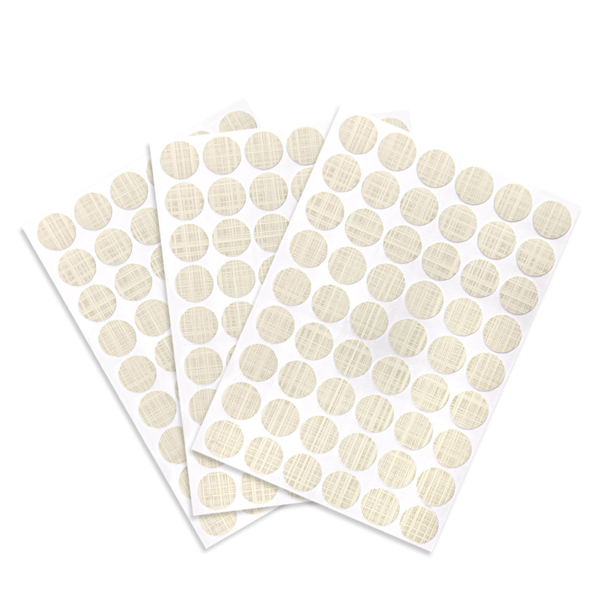 3 Tables Caps Dust Label 21 mm 54 in 1 Light Oak Self-Adhesive Labels with Screw Hole Self-Adhesive Screw caps