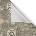 thumbnail image 4 of Ambesonne Abstract Grommet Curtain Single Panel, Circles and Lines, 50"x60", Sage Green Brown Blush, 4 of 5