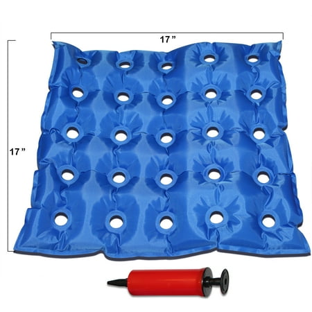 Make A Seat Cushion EverRelief® Air Inflatable Seat Cushion Makes Any Seat Comfortable ✮ Unique Adjustable Firmness ✮ Easy Inflation for Travel ✮ Pressure Point Pain Relief for Wheelchair, Car, Office ()