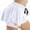 *White, variant on ClodeEU Women's 2 in 1 Workout Shorts ,Breathable Quick Dry Running Shorts with Built in Liner for Yoga and Tennis Gray,Womens Plus XL