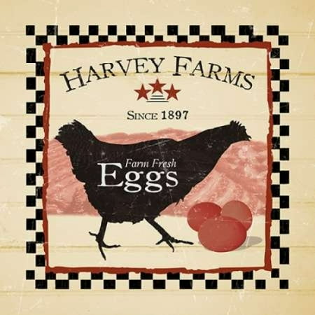 - Harvey Farms Eggs Poster Print by Diane Stimson