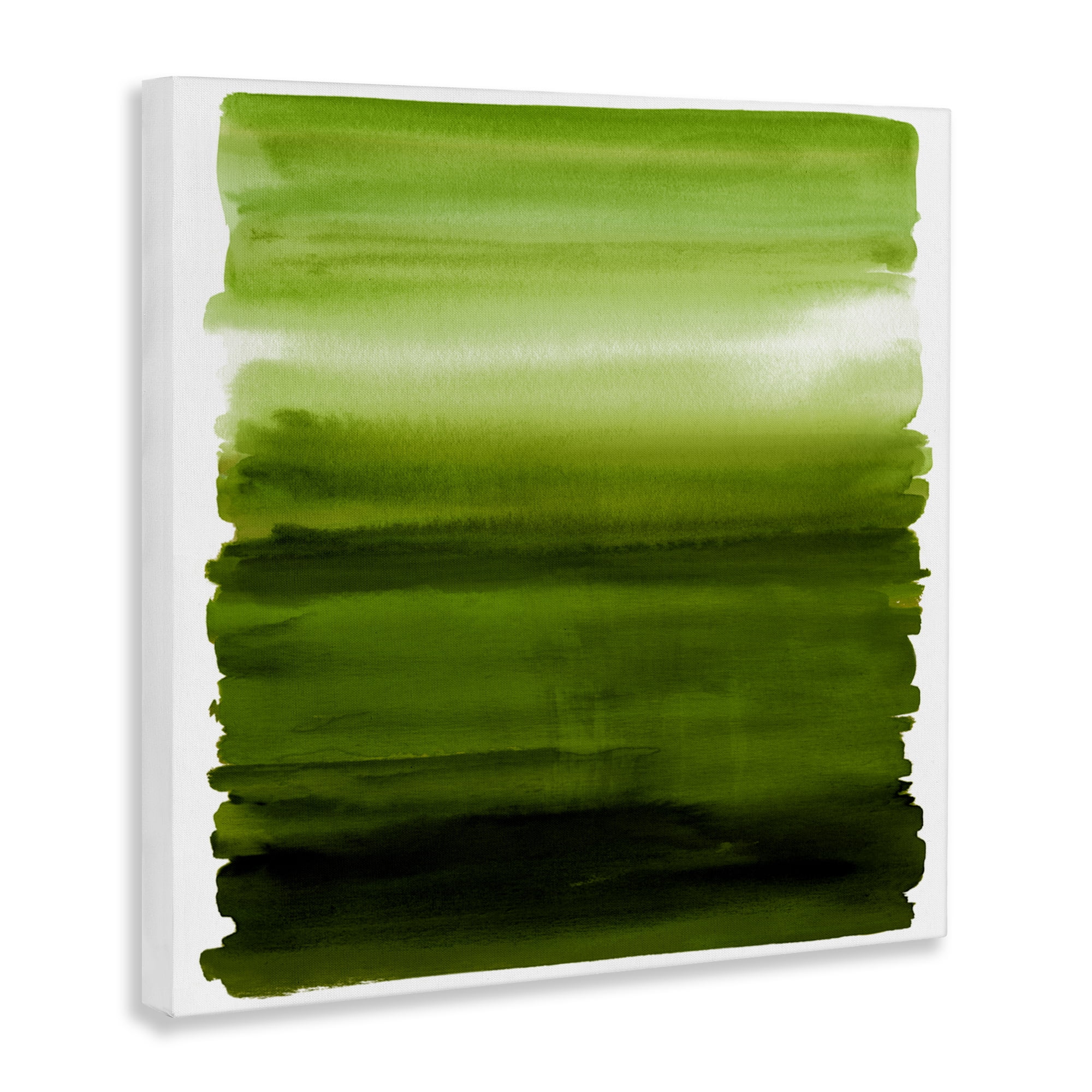 Stupell Industries Earthy Green Ombre Canvas Wall Art, design by Allie Corbin
