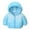 Blue, variant on Boys Winter Warm Gradient Color Down Jacket with Hood Kids Coat Windproof Outdoor Play Cold Weather Coats for Children,Size:9-10 Years