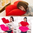 thumbnail image 2 of Stuffed Plush Lip Shaped Throw Pillow Decor Cushion Toy Doll Home Decor, 2 of 5