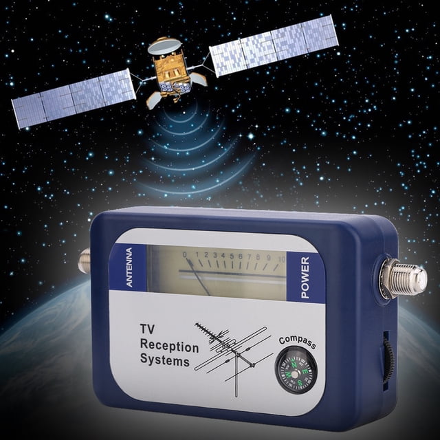 Compteur de Force de Signal d'Antenne TV, Compteur de Signal d'Antenne Détecteur de Satellite Mini Détecteur Numérique Antenne TV Détecteur de Force de Signal Détecteur