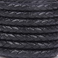 thumbnail image 1 of Yazoeia 2 Meter Braided Leather Cord String, Round Braided Cord PU Leather Braided Leather Cord Braid for Jewelry Making, Necklace, Bracelets, Wraps, Crafts and DIY Design Projects, 3mm, 1 of 7