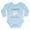 Sky Blue, variant on CafePress - The Molar Bear. Fighting Against Enamel Cruelty Bo - Long Sleeve Cotton Baby Bodysuit