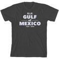 thumbnail image 3 of RIP Gulf of Mexico 1607-2025 Youth Charcoal Crew Neck Short Sleeve Tee-XS, 3 of 4