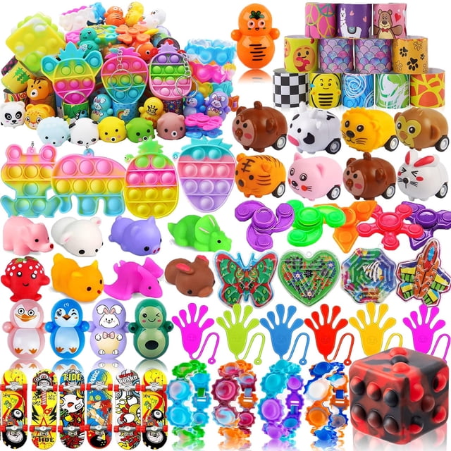 Party Favors Sibucor, 56 unidades, Pop Fidget Treasure Box, juguetes para niños