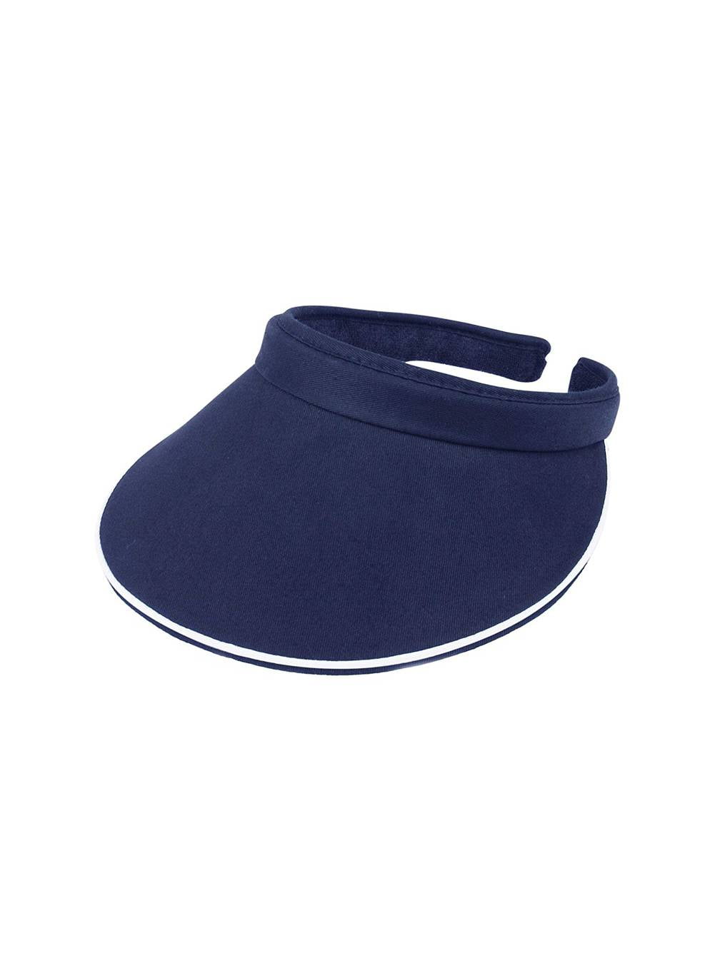 Women's Cotton Twill ClipOn Visor, Navy