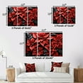 thumbnail image 4 of Designart "Poinsettias Vibrant landscape" Floral Floater Framed Wall Art Living Room, 4 of 7