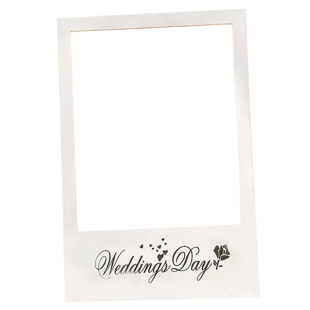 Creative Wedding Day DIY Photo Frame Photo Booth Accessoires pour Mariage