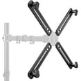 thumbnail image 1 of Support de Bureau Debout pour Moniteur d'Ordinateur LCD Simple, Support Surélevé pour Écran avec Rotation Pivotante à Hauteur Réglable et Base Vesa mm, 1 of 8