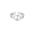 thumbnail image 1 of Anillo de 26 letras chapado en acero de titanio, anillo de dedo índice con apertura en inglés, anillo hueco Wmkox8yi  sjalhkljlk1999, 1 of 1