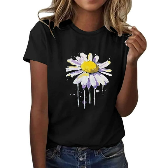 Fall Pohista Women Summer Tops Dressy Denim Shirt Women Fitted Blouses for Women 2025 Short Sleeve Tunic Tops for Women Plus Size my orders Fashion Gifts