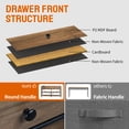 thumbnail image 5 of Zimtown Modern Console Table with Power Outlet, 55" Narrow Sofa Table Industrial Entryway Table with USB Ports, Behind Couch Table for Entryway, Hallway, Foyer, Living Room, Bedroom, Brown, 5 of 10