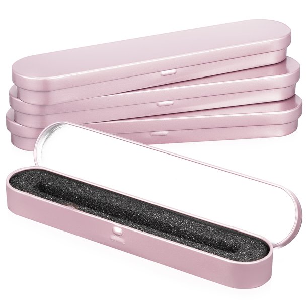 Estuche vacío para bolígrafos (4 unidades), ideal para guardar bolígrafos y lápices. Incluye cojín.
