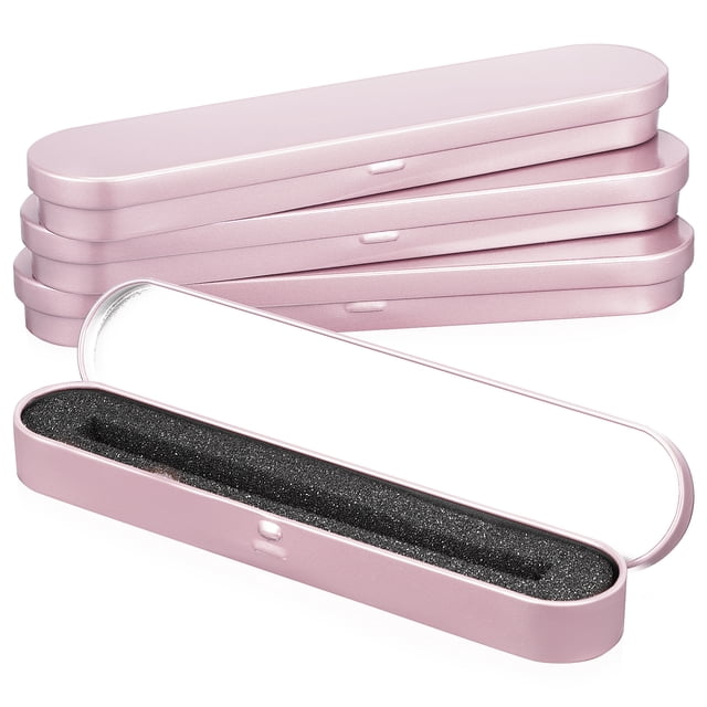 Caja de regalo para bolígrafos, 4 Uds., cajas de lápices, estuche vacío para bolígrafos, cajas de colección de bolígrafos con cojín