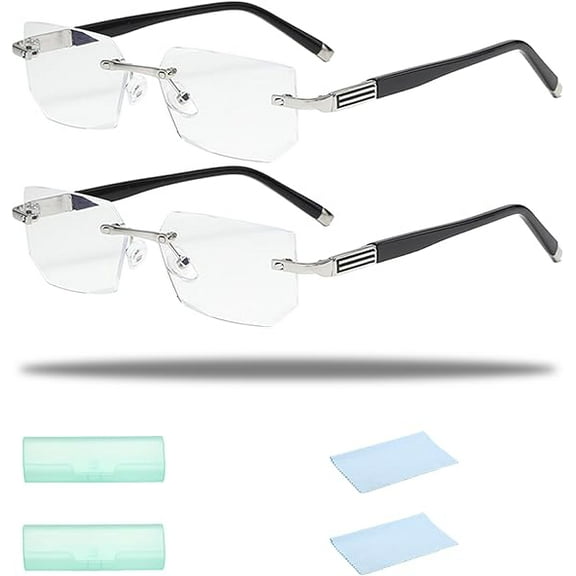 Blue Ease Optics, Blueease-Optics Glasses, Auto Zoom Reading Glasses with Anti Blue Light Lightweight Unisex No Glare