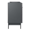 thumbnail image 2 of Modway Render 47" Plastic and Wood Bathroom Vanity Cabinet in Gray, 2 of 6