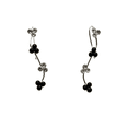 thumbnail image 1 of Aretes de plata .925 BELLAPLATA MF broquel Flores de noche de plata con circonias brillantes, 1 of 2
