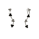 thumbnail image 1 of Aretes de plata .925 BELLAPLATA MF broquel Flores de noche de plata con circonias brillantes, 1 of 2
