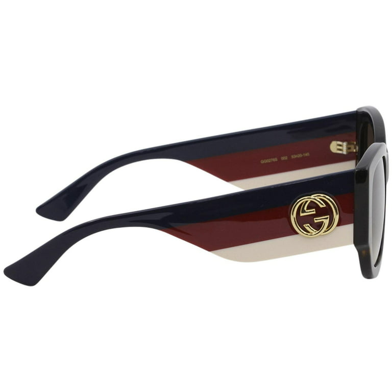 sympati I stor skala mastermind Gucci Brown Gradient Sunglasses GG0276S-002 53 - Walmart.com
