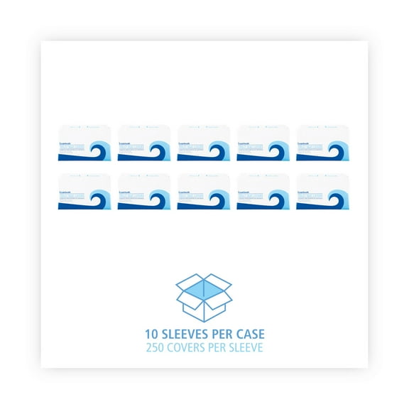 Boardwalk Premium Half-Fold Toilet Seat Covers, 15 x 10, White, 250 Covers/Sleeve, 10 Sleeves/Carton -BWKK2500B