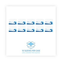 Boardwalk Premium Half-Fold Toilet Seat Covers, 15 x 10, White, 250 Covers/Sleeve, 10 Sleeves/Carton -BWKK2500B