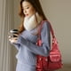 thumbnail image 5 of Bolso mochila 2 en 1 de piel sintética para mujer, bolso de mano de alta calidad, bolso de mano para mujer, bolso de hombro, bolso de piel con muchos compartimentos, 5 of 5