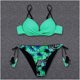 thumbnail image 2 of Traje de baño dividido de bikini sin espalda estampado con aro cómodo para mujer con almohadilla en el pecho OAVQHLG3B Store lin121212, 2 of 4