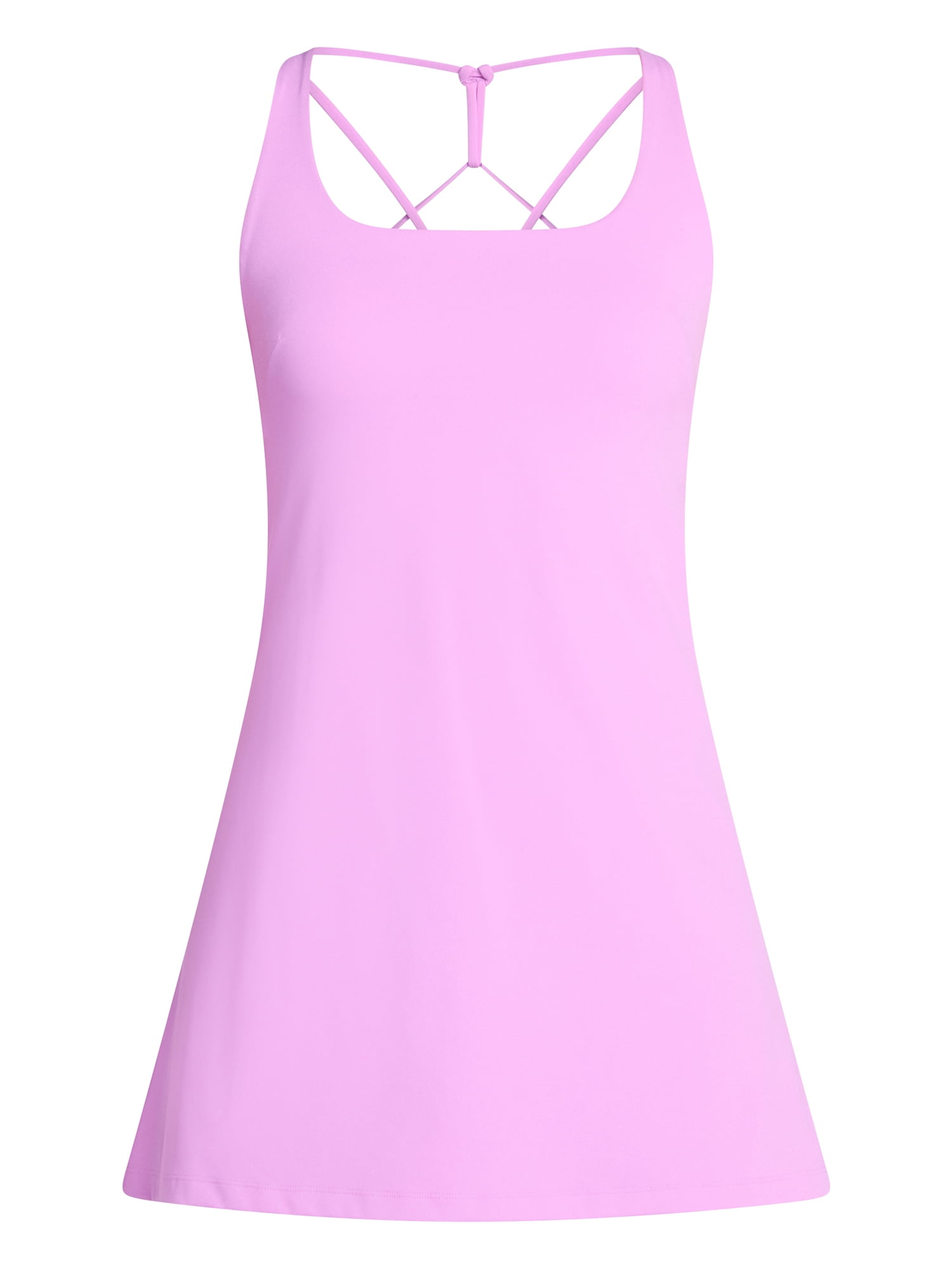 Avia Women's Strappy Knot Back Active Tennis Dress, Sizes XS-XXXL