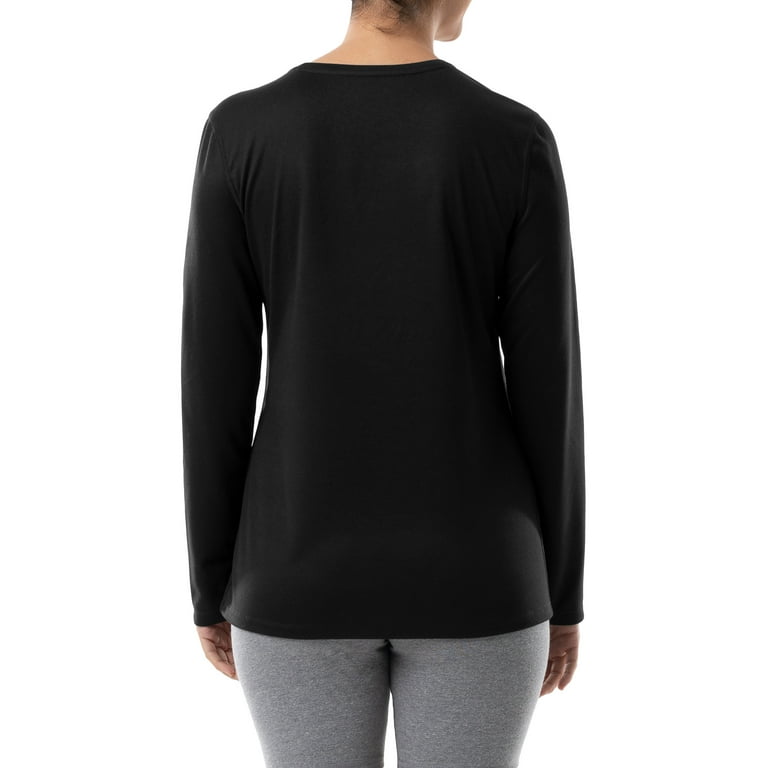 Athletic Works Women's Core Active Long Sleeve T-Shirt, 2 Athletic Works Women's Core Active Long Sleeve T-Shirt, 2