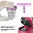 thumbnail image 2 of 4 Pcs Filtre à Café Réutilisable en Acier Inoxydable pour Tasse K pour Keurig K Mini Plus K-Cafe, 2 of 9