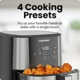 thumbnail image 5 of Chefman Turbofry Air Fryer w/ Digital Controls, 5 Qt Capacity - Stainless Steel, New, 5 of 8