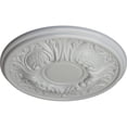 thumbnail image 3 of Ekena Millwork 11 3/4"OD x 1 1/4"P Wakefield Ceiling Medallion (Fits Canopies up to 3 5/8"), Hand-Painted Frost, 3 of 7
