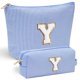 thumbnail image 1 of Bolsa de maquillaje de viaje personalizada YOOLIFE: bonita bolsa para cosméticos y cuidado de la piel para hermana, esposa, amiga, regalo de compromiso, boda o Día de la Madre., 1 of 5