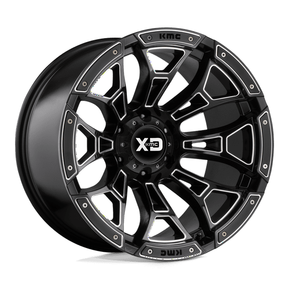 XD Cast Aluminum Rim XD841 20X10 8X6.5 G-BLK MILL -18MM, XD84121080318N